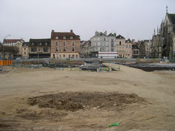  parking souterrain en construction